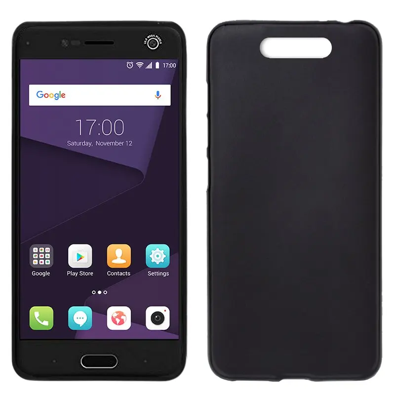 Силиконовый чехол zte Blade V8 (черный мягкий ударопрочный res|Бамперы| |