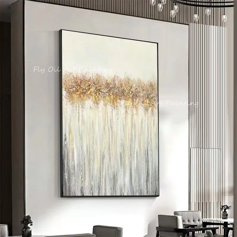 Большой размер 100% ручная роспись