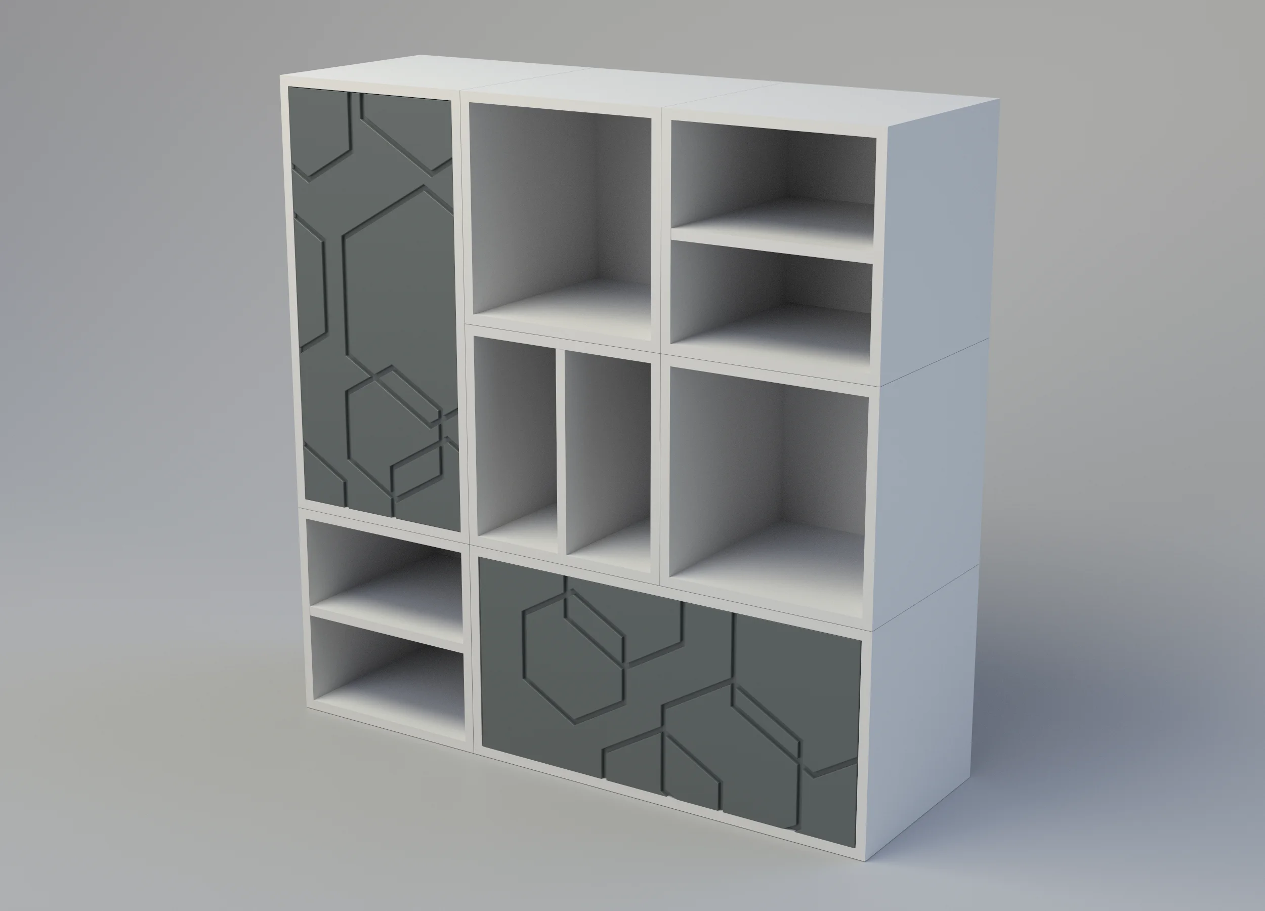 Модуль Куб с фасадом Универсальные модульные шкафы &quotКуб&quot от фабрики