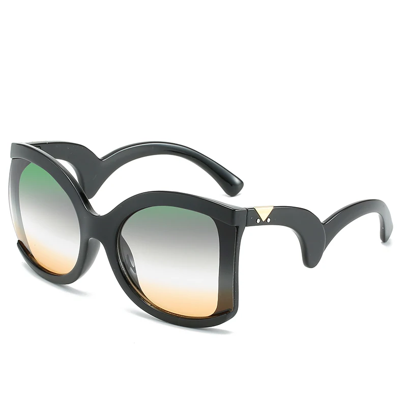 FC оптика роскошные HD поляризованные женские солнцезащитные очки модные круглые