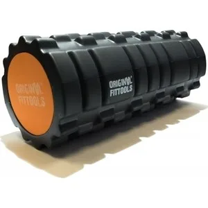 Цилиндр Original FitTools массажный 33х14 см черный двойной|Гимнастика| |