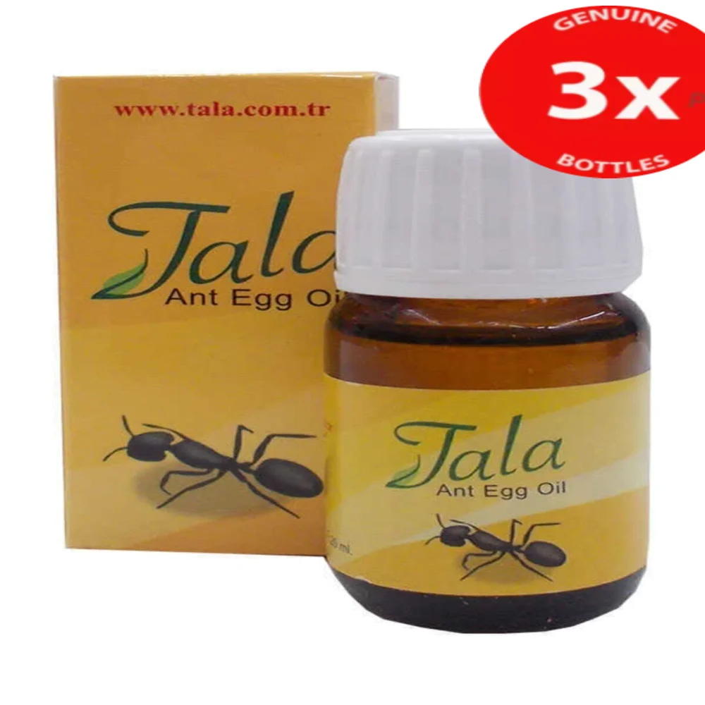 

3 PACKS x 20ml Tala Ant Egg Oil Permanent Hair Removal - GENIUNE