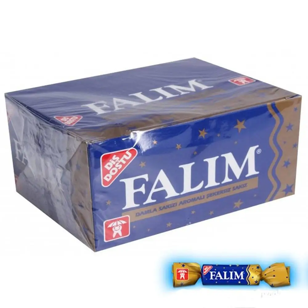 жвачка Жевательная резинка Falim First Big Babol Мастичная смола мята клубника арбуз