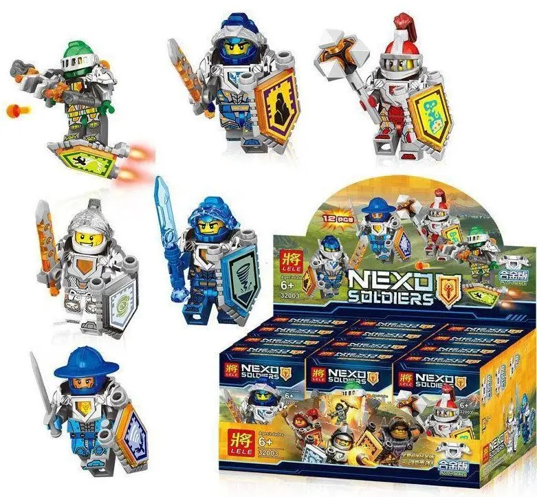 Конструктор Lele NEXO SOLDIERS Набор из 12 конструкторов (No.32003) | Игрушки и хобби