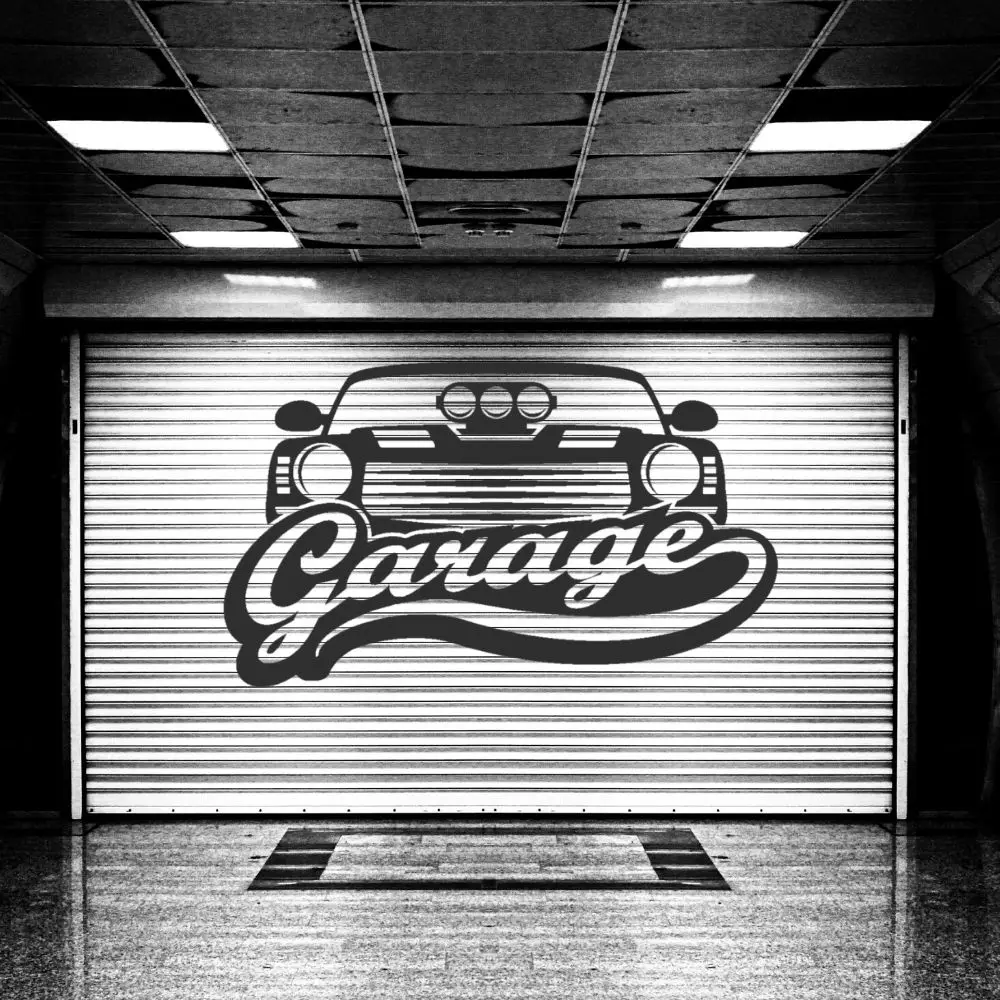

Car Garage Vintage Wall Sticker Decal Artist Sticker Garage Wall Art Decoration A00975