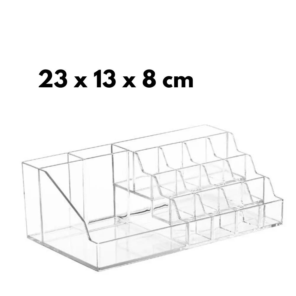 Высокое качество органайзер для макияжа коробка хранения косметики губная