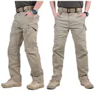 Мужские армейские брюки-карго IX9, военные тактические тренировочные брюки, модные повседневные Водонепроницаемые комбинезоны