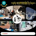 Бинокулярный микроскоп 3,5-180X с мультифокусом, со стойкой для планшета светодиодный светодиодсветильник пой для микросварки электроники