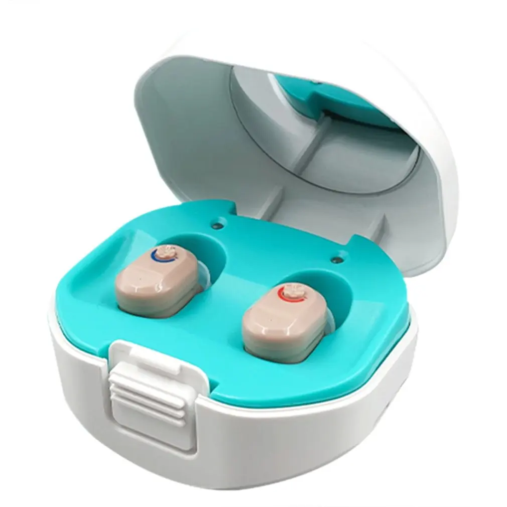 

Mini Ear Hearing Aids Apparatus In Ear Invisible Hearing Aid Assistant Adjustable Sound Amplifier For Deaf Elderly