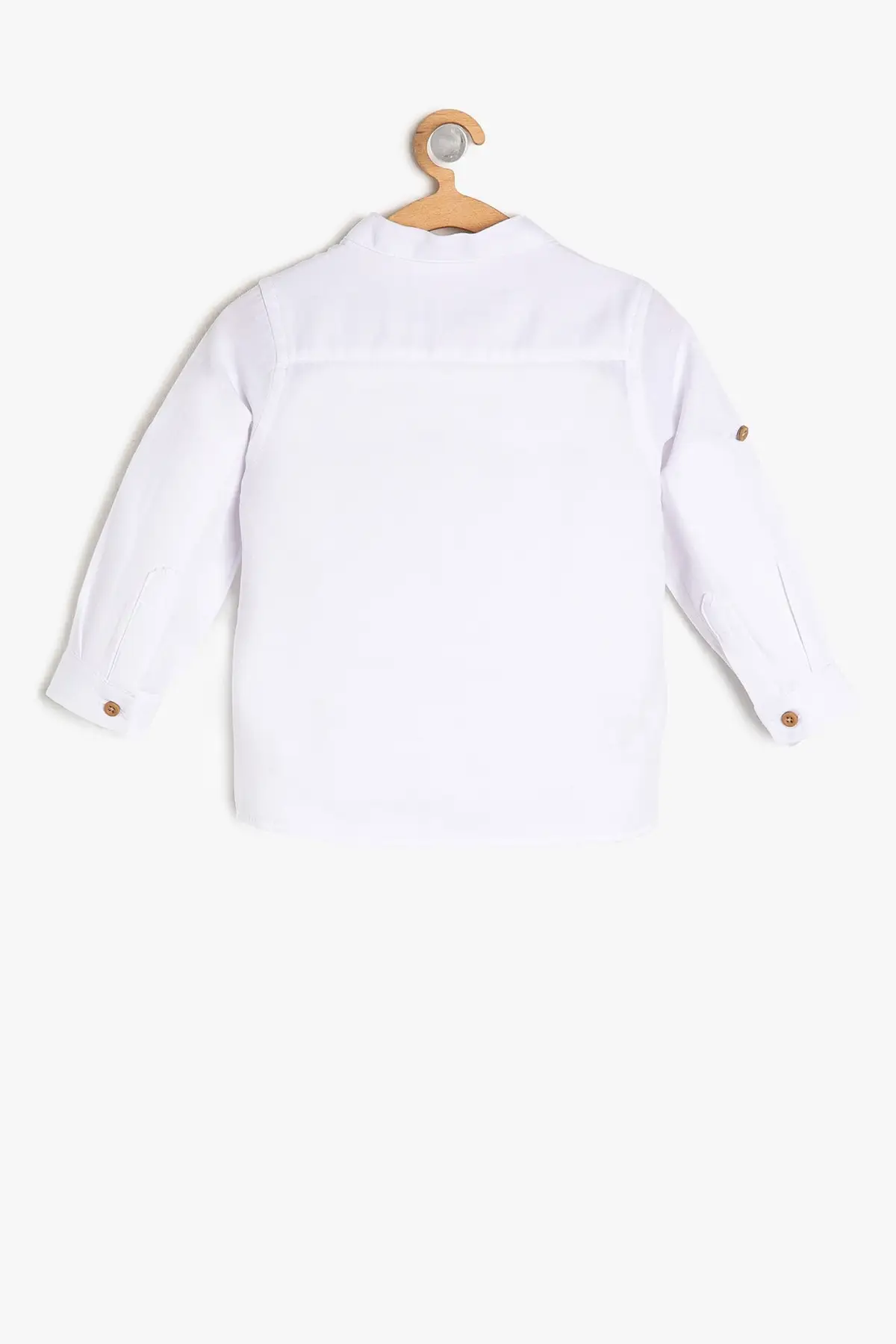 Coton Kids Ecru Male Baby Crew Neck Shirt |