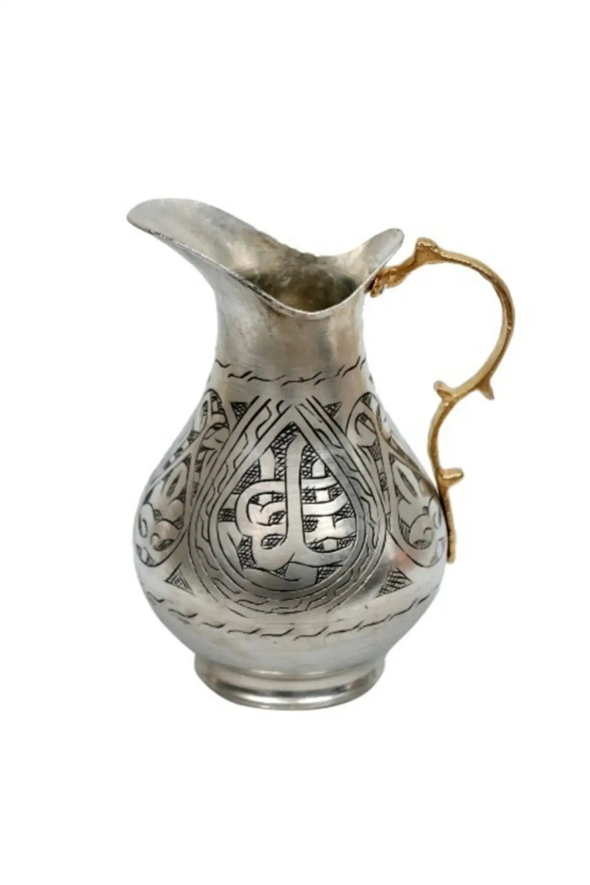 

Antep Chisel Engraved Tinned Copper Jug