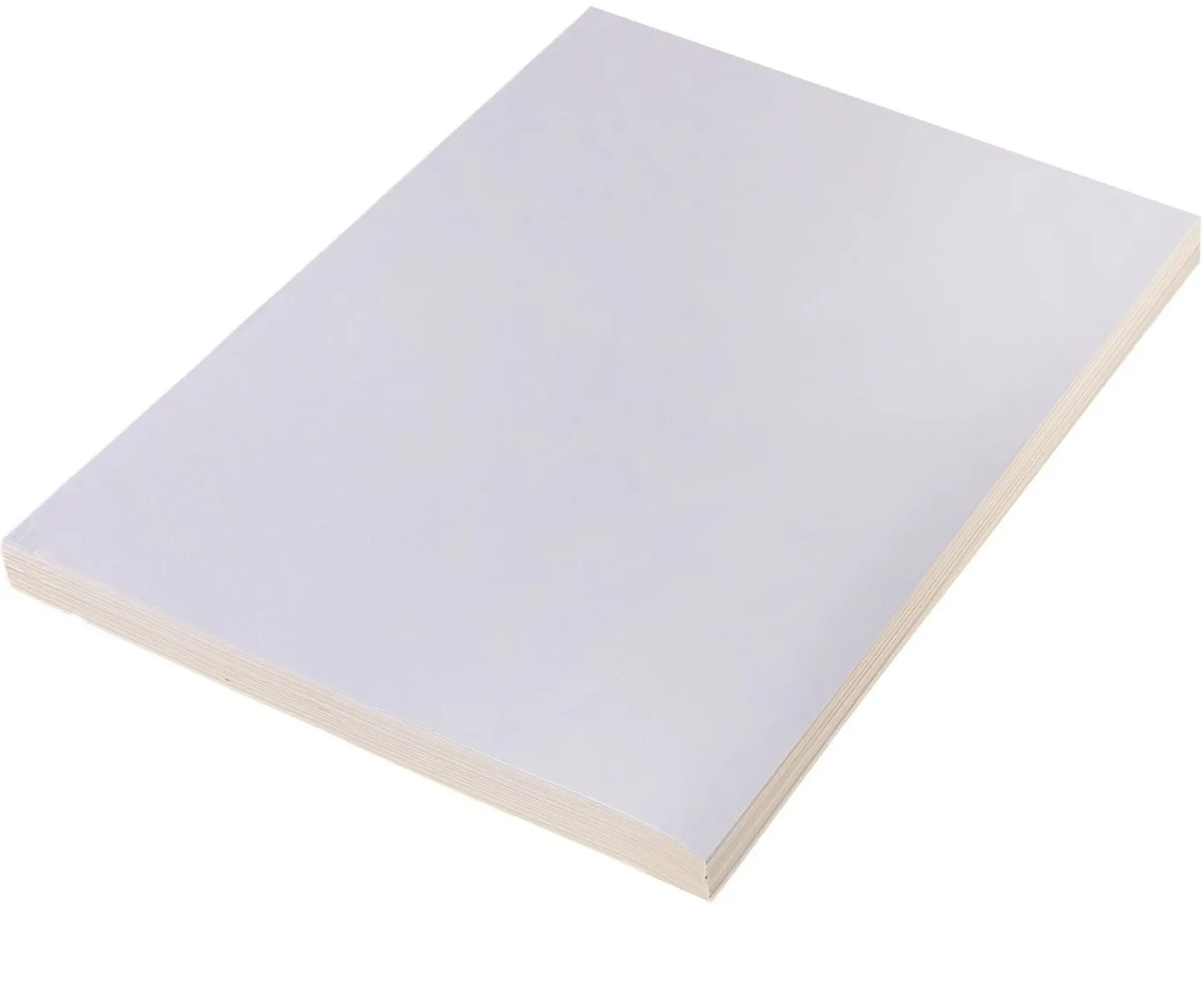 Самоклеящаяся бумага Calligrata А4 (210*297 мм) 100 - 180 белых листов для лазерных и струйных