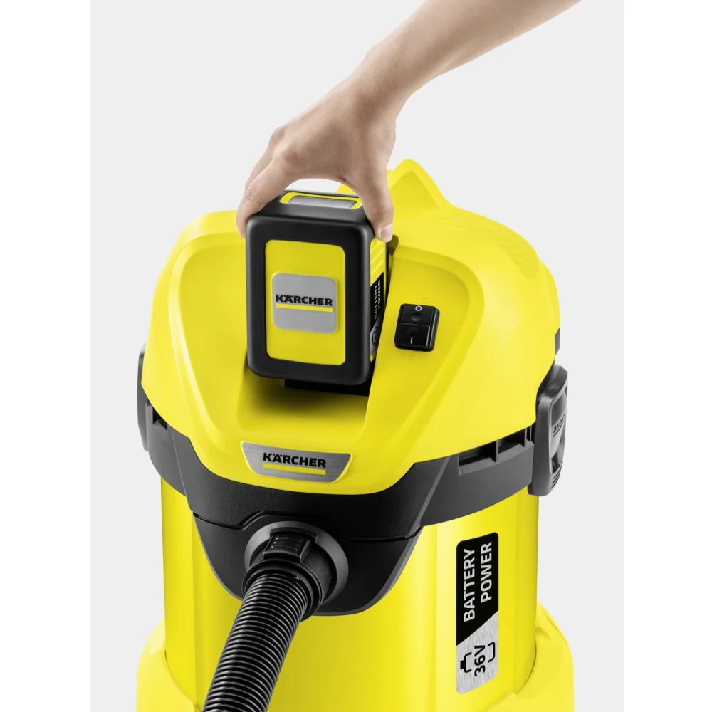 Хозяйственный пылесос Karcher WD 3 battery set | Бытовая техника