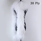 Супертолстая шаль с перьями страусиного цвета, свадебные платья с перьями, Швейные аксессуары, теплый шарф, 1-30 слоев, 2 ярдашт.