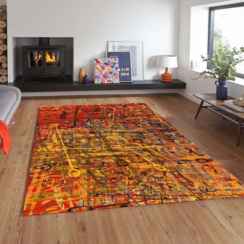 Decorative Special Design Anti-Slip Floor Washable Carpet Living Room Bedroom Kitchen Rug Runner Mat Home Decor Free Shipping