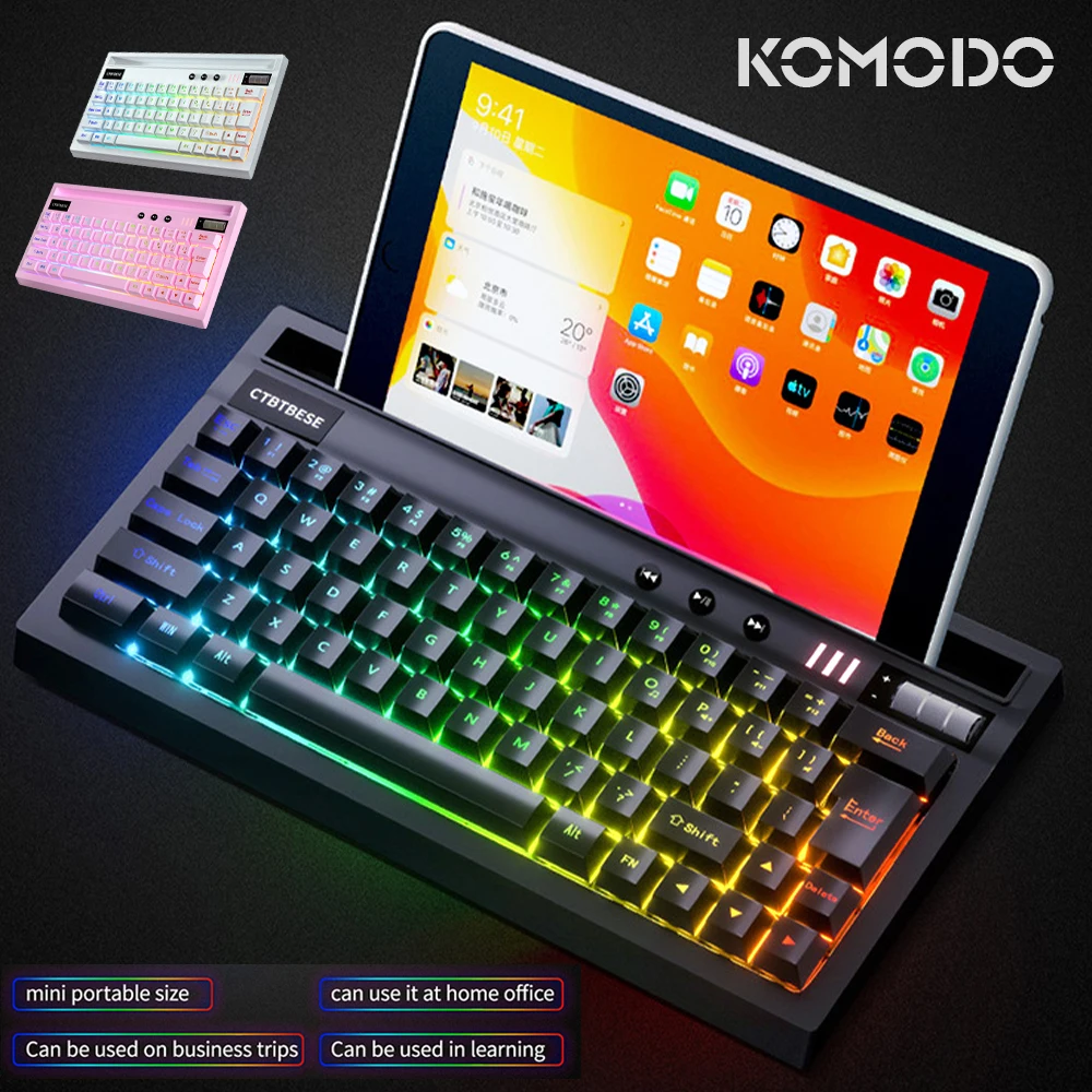 2022 Gaming office Keyboard RGB LED Backlight Plug And Play White/Black Ergonomic Design Waterproof |
