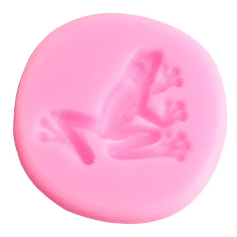 Форма для выпечки и декорирования капкейков из силикона "Лягушка", форма для шоколада, кексов, гампасты, сахарной мастики, инструменты для декорирования тортов, конфет, глины и смолы.