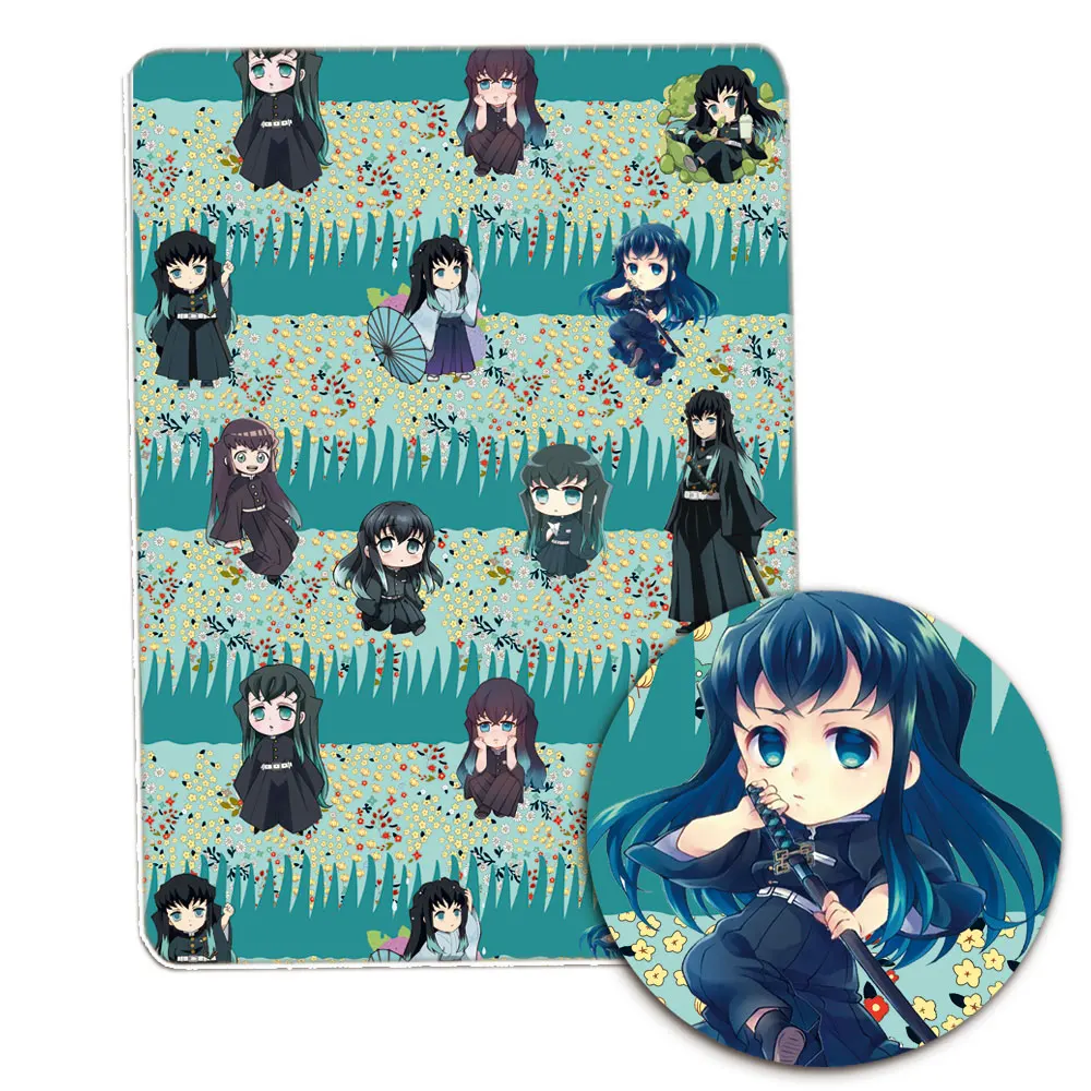 Kimetsu no Yaiba DIY шитье ручной работы лоскутное стеганое детское платье простыня 140 см