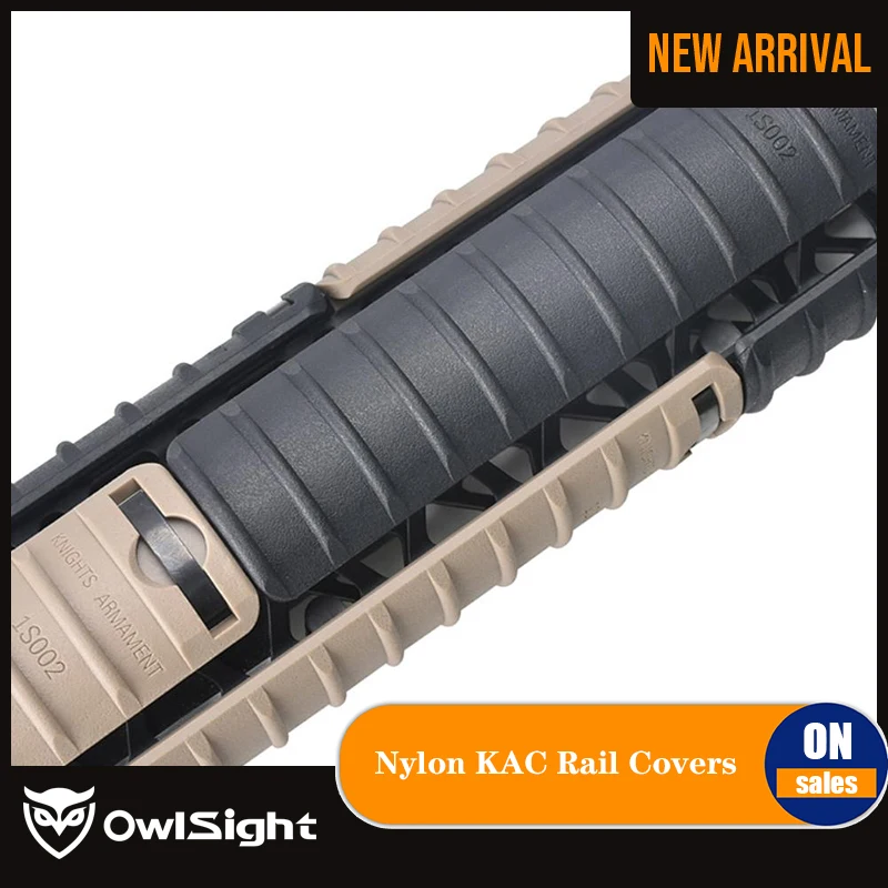 

OwlSight 4 шт./компл. нейлоновые накладки на рельсы KAC, защитная накладка, кронштейн для крепления прицела для разборных рельсов