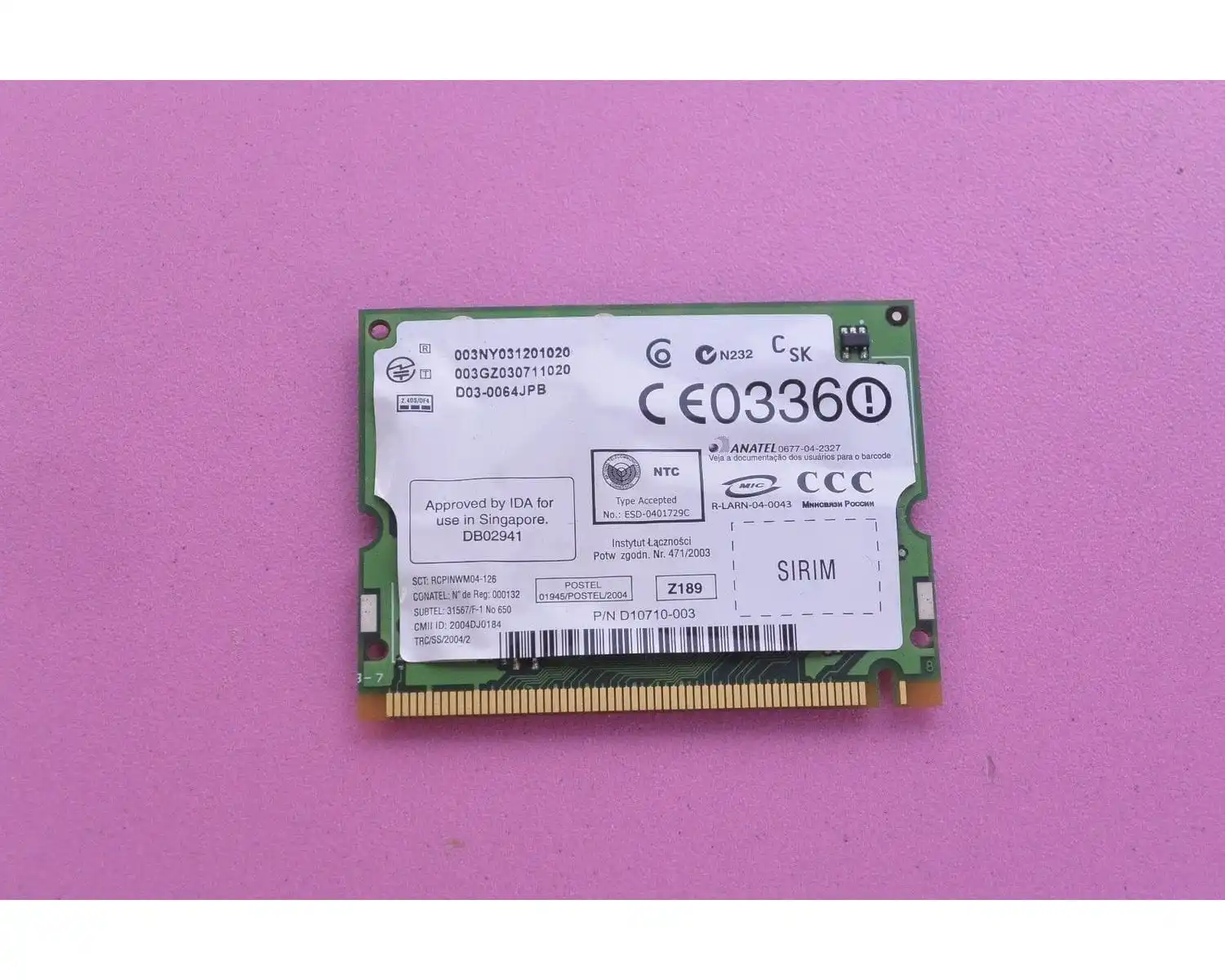 Fujitsu Lifebook C1320D C Серии WiFi Wireless карта|Комплектующие для ремонта ноутбуков| |
