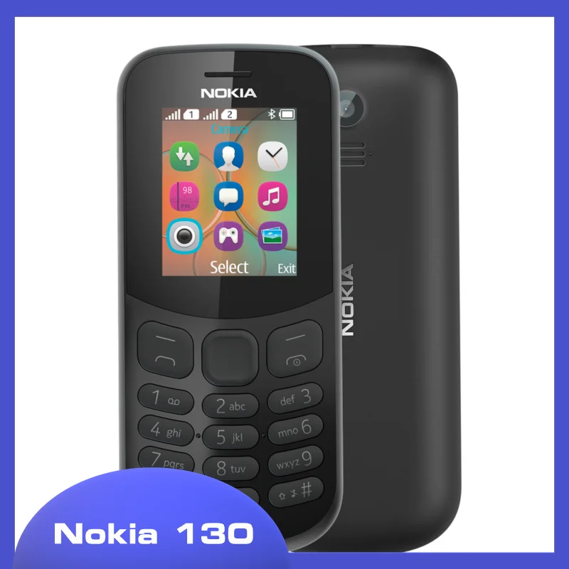 Кнопочный телефон NOKIA 130 DS|Смартфоны| |