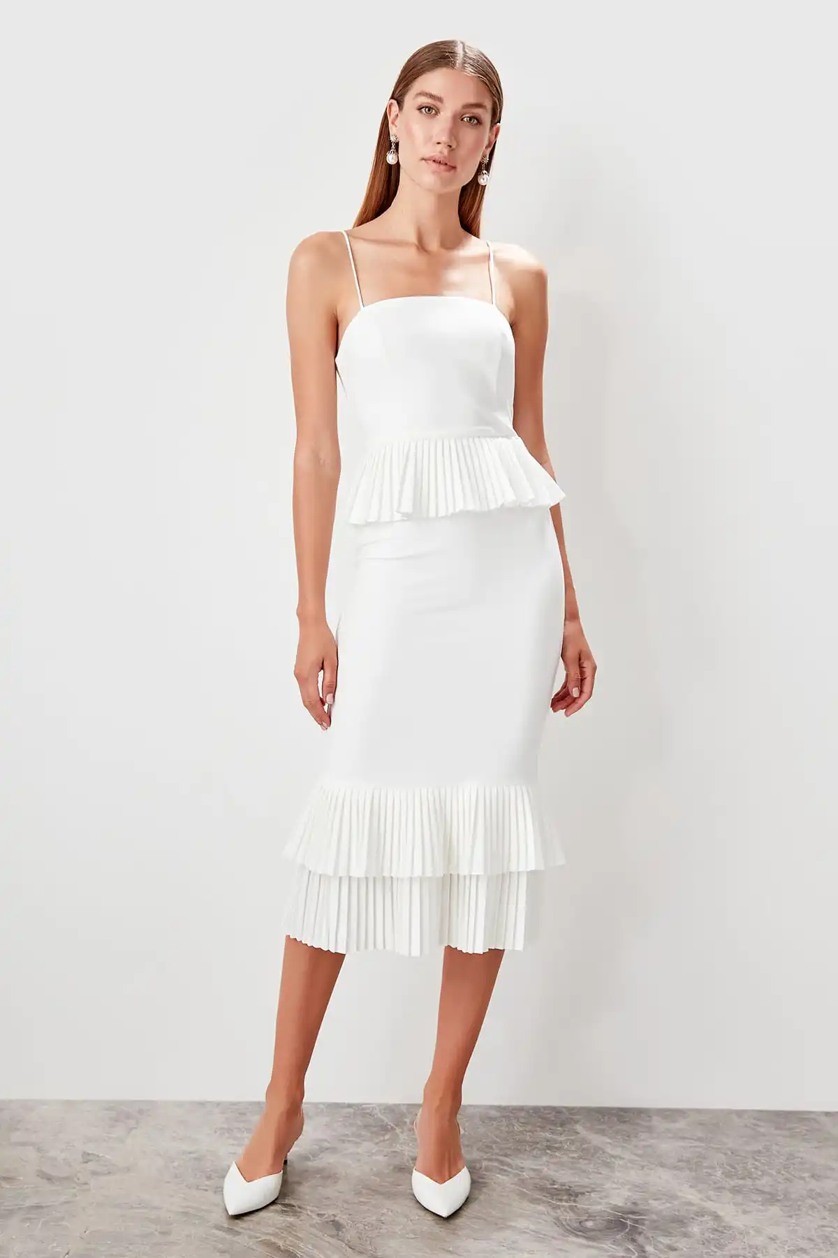 Платье Trendyol Pilise TPRSS19EL0305|Женские платья| |