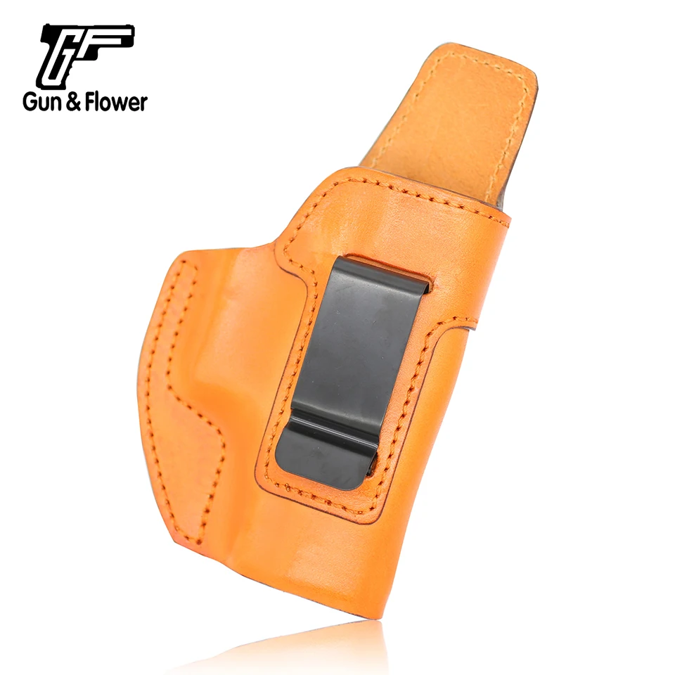 Тактическая кожаная кобура Gunflower для защиты IWB Walther PPQ чехол пистолета с зажимом