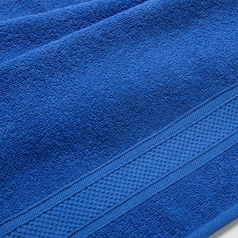 Royal blue IV хлопок махровое полотенце, 4 размера: 40x70, 50x90,70x140100x180 см, Текстиль для дома ванной комнаты кораллового цвета Мягкая быстрая сушка - Цвет: Royal blue