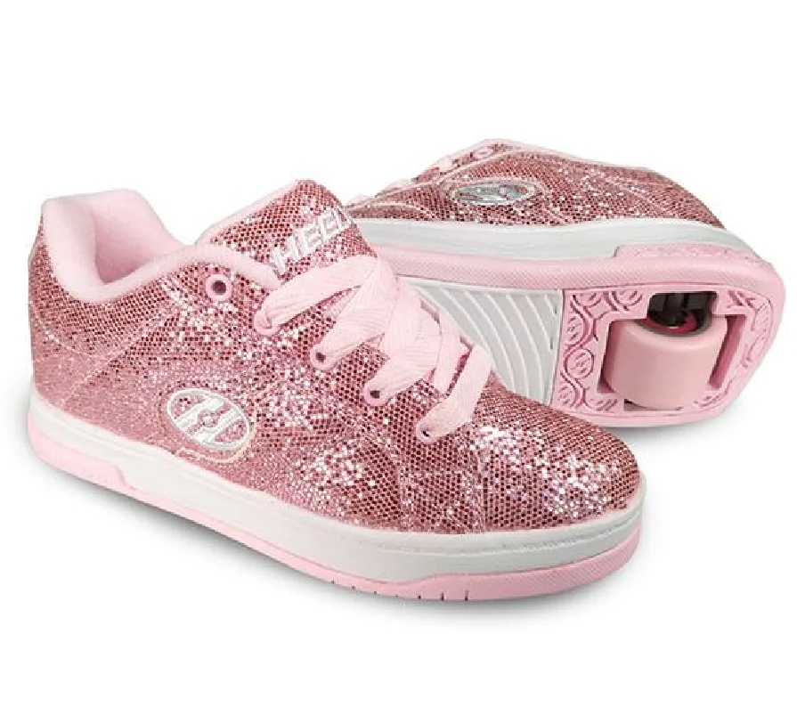 Роликовые кроссовки Heelys SPLIT LIGHT арт. 770970 розовые с лазерным покрытием | Спорт и