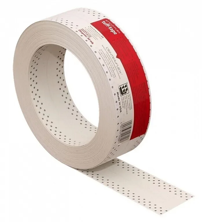 Углоформирующая армирующая лента Tuff-Tape Strait Flex 30 м в рулоне |