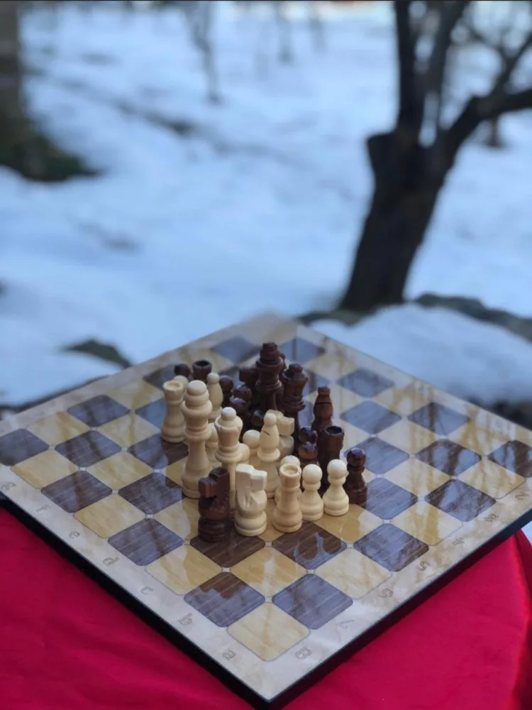 

Game Board Mahjong Clock Piece Backgammon Set,Wooden Play Nacre Wpc Board Clock 38*38