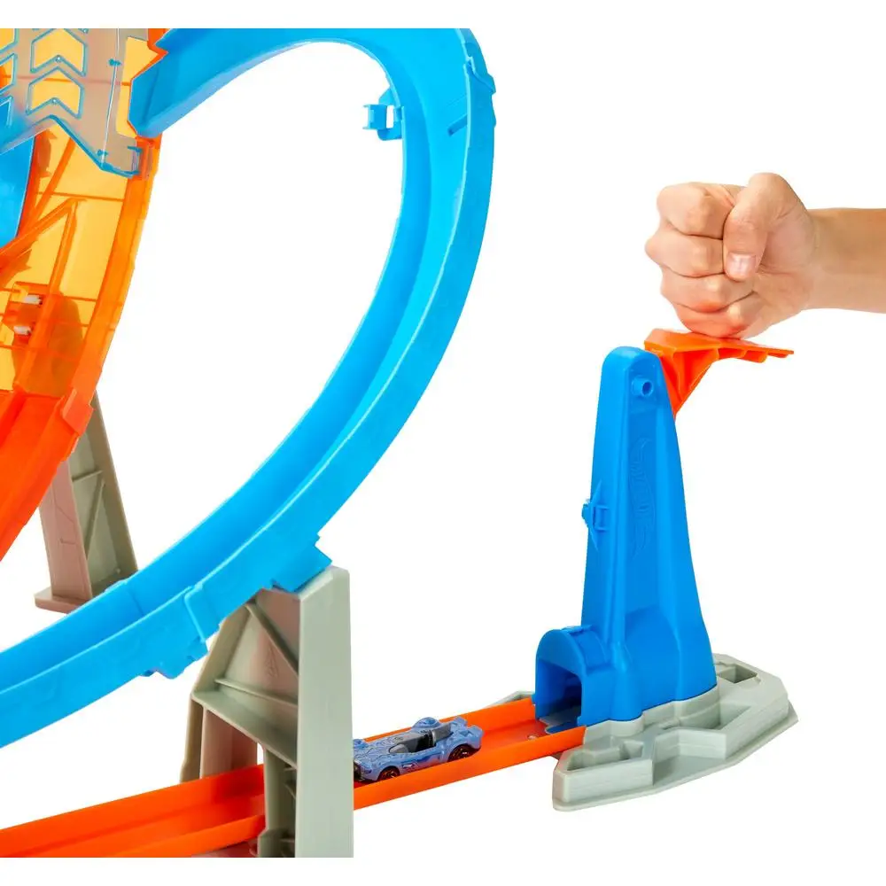 Набор игры Hot Wheels Action Giant Loop GTV14 Игрушечные автомобили Hotwheels Гоночные треки для детей треки для гоночных машин Hot Wheels Premium 23 февраля подарки для мальчиков.