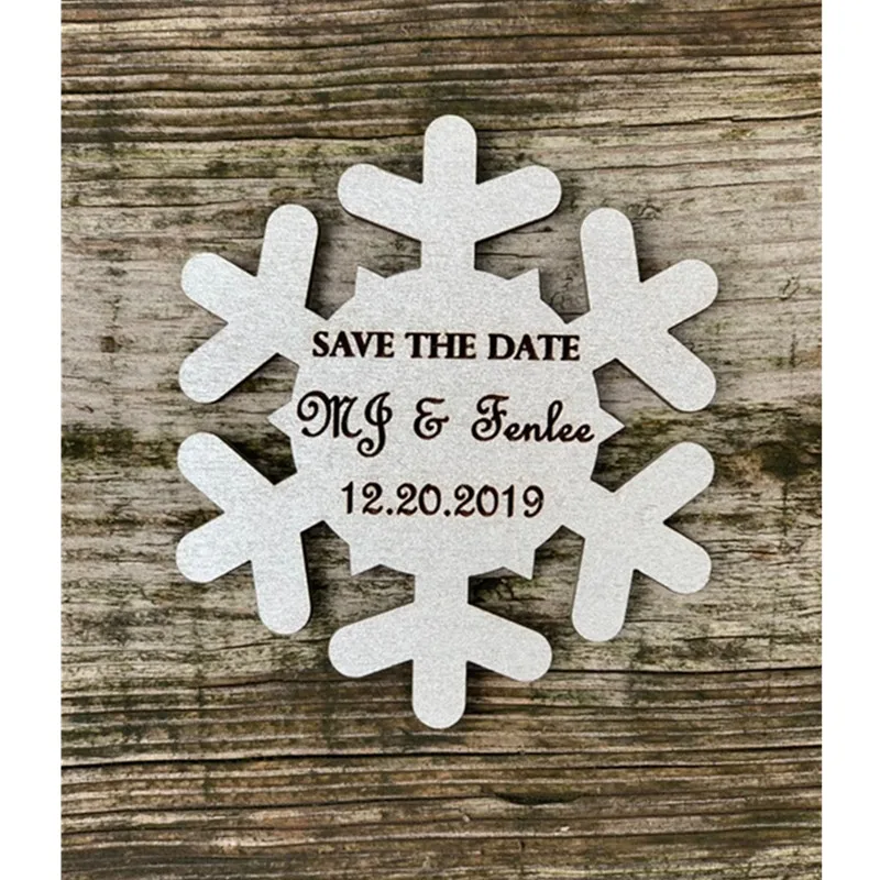 Деревянный магнит для сохранения даты деревянные магниты в виде снежинок