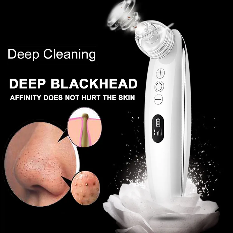 

USB Blackhead Remover Vacuum Nose Dead Skin Removal Tool Set Face Facial Pimples Remover Black head Extractor
