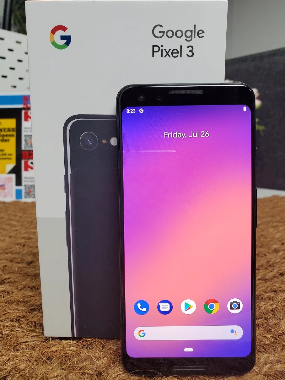 Google Pixel 3 Восьмиядерный LTE мобильный телефон 5," 4 Гб ОЗУ 64 Гб ПЗУ Snapdragon 845 Google смартфон