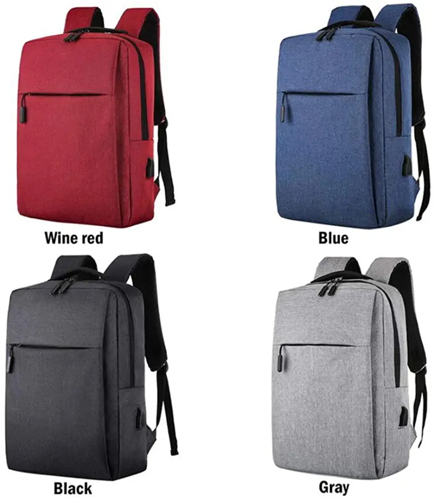 Рюкзак для ноутбука с USB разъемом Мужской Дорожный ранец защитой от кражи|Мужские