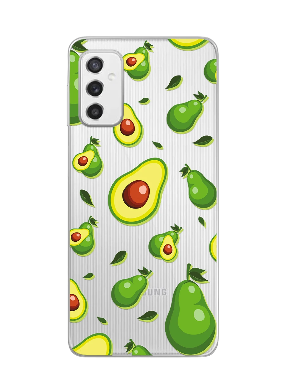 Силиконовый чехол Мобилиус на Samsung M52 рисунок Авокадо |