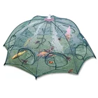 Рыболовная сеть для ловли раков, 20 отверстий, складная сеть для ловли раков, морская и речная ловушка, Китай