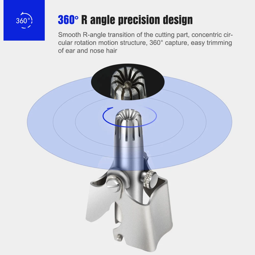 Машинка для удаления волос в носу ухо Портативный вибрисс лезвие ручное и ушах