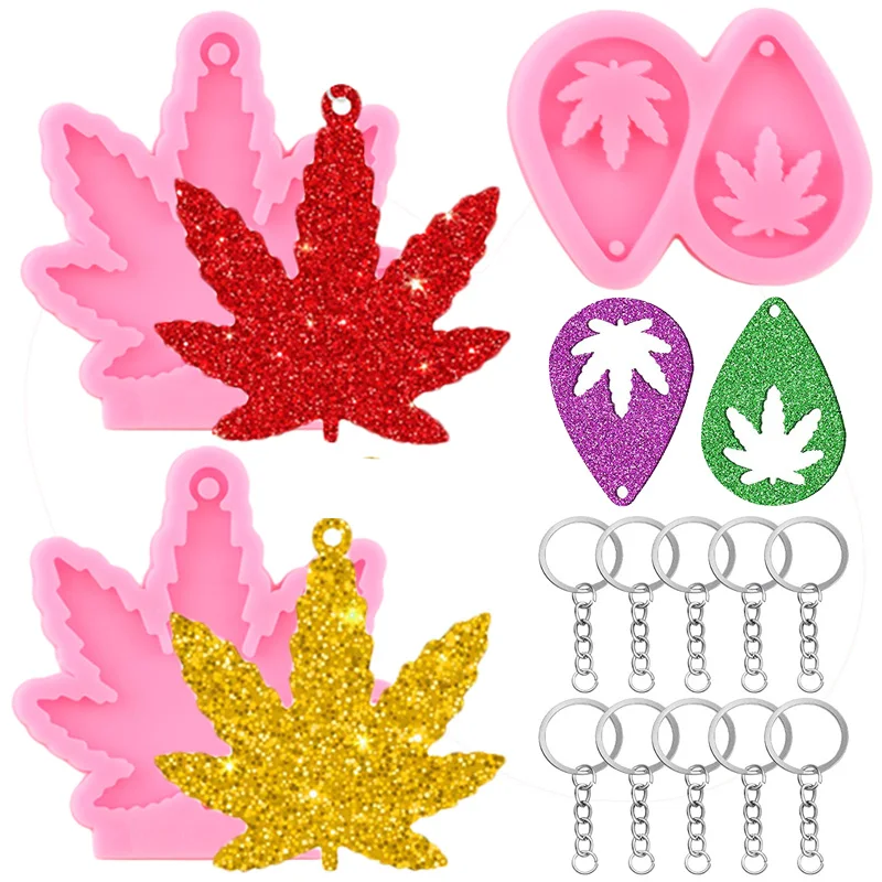 3 шт. силиконовые формы в виде кленового листа | Дом и сад