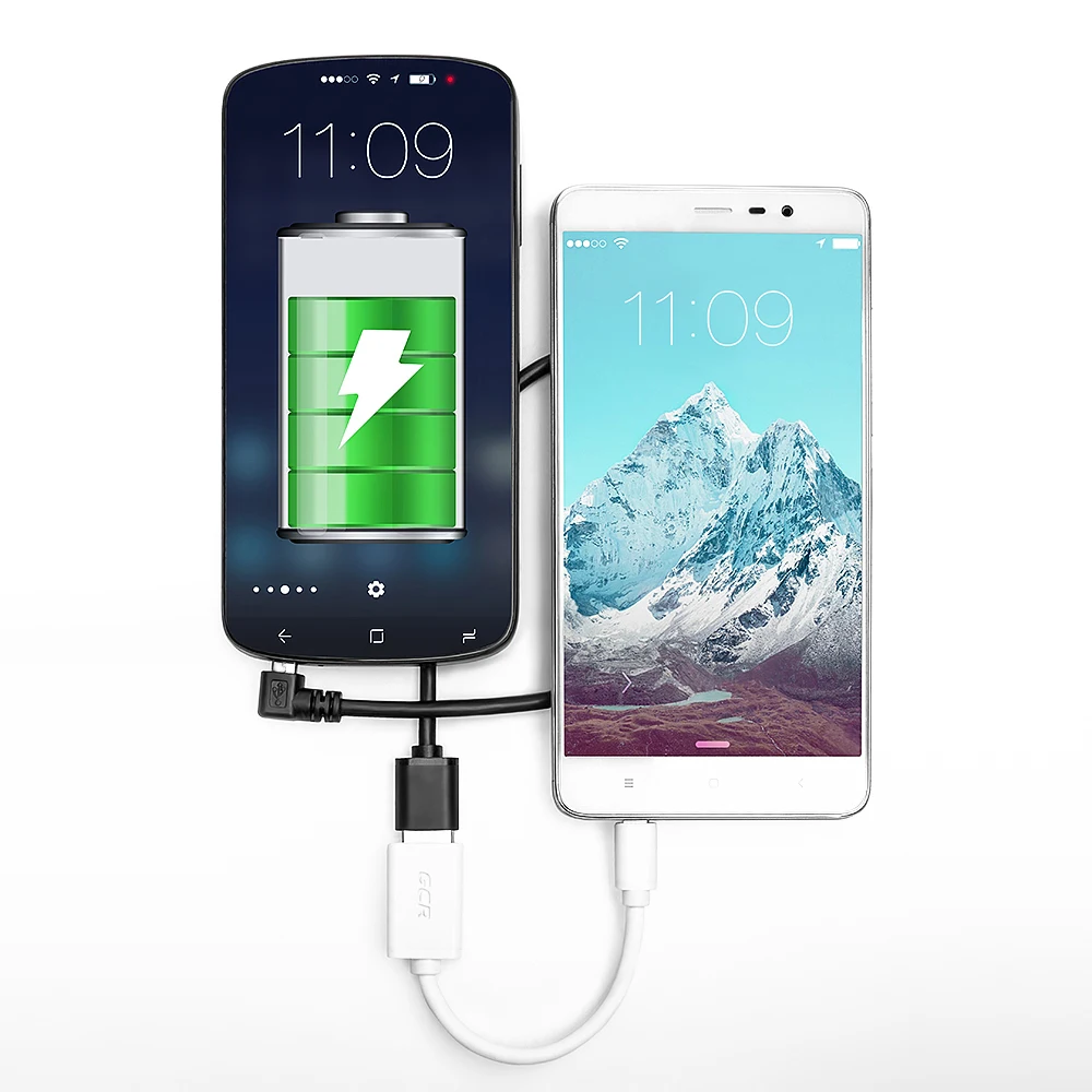 GCR кабель адаптер переходник USB OTG micro для подключения внешних устройств ко всем