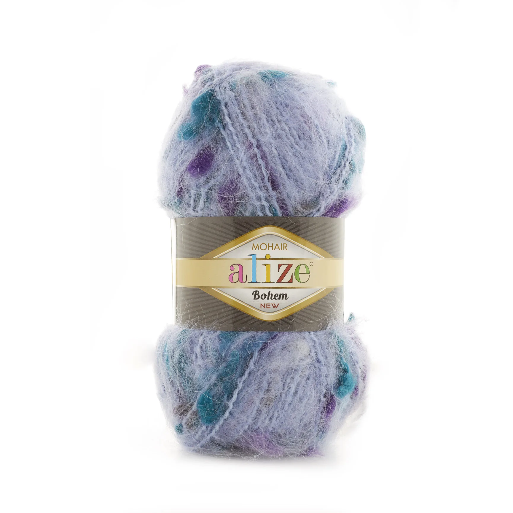Alize Mohair Bohem Настоящая мохеровая пряжа 100 г-160 м Классическая искусственная вязаная