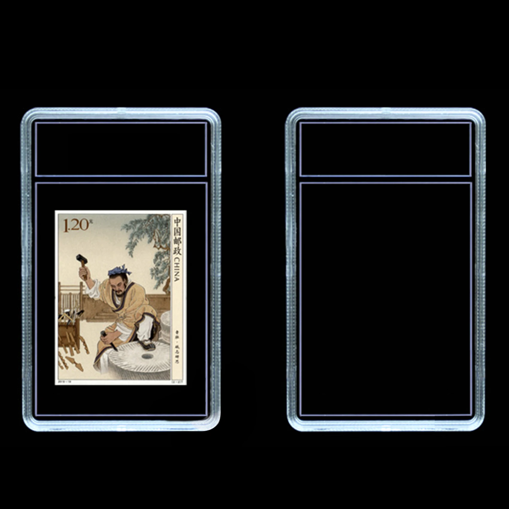 

Ultrasonic Type Grading Playing Cards Hard Acrylic Cases Plastic Card Slab