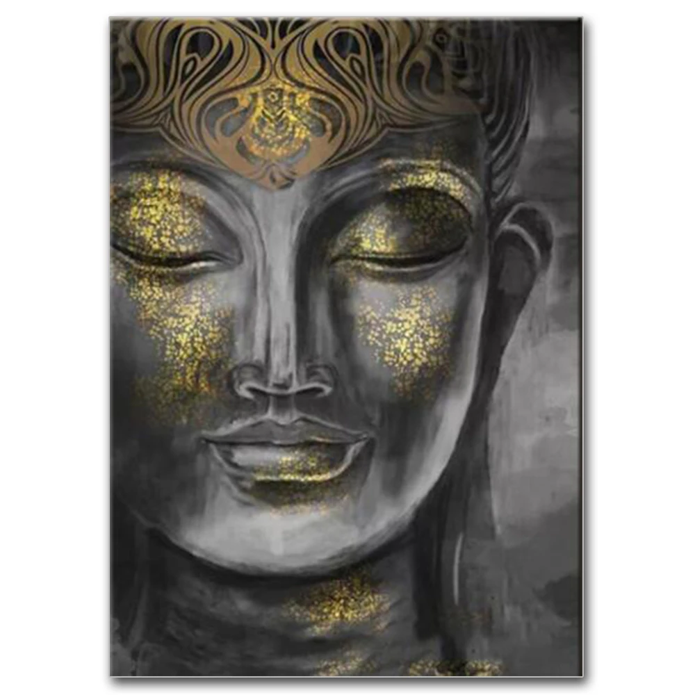 

Сделай Сам 5D золотая статуя Будды полная алмазная живопись наборы для вышивки крестиком искусство Вышивка Мозаика высокое качество Религи...