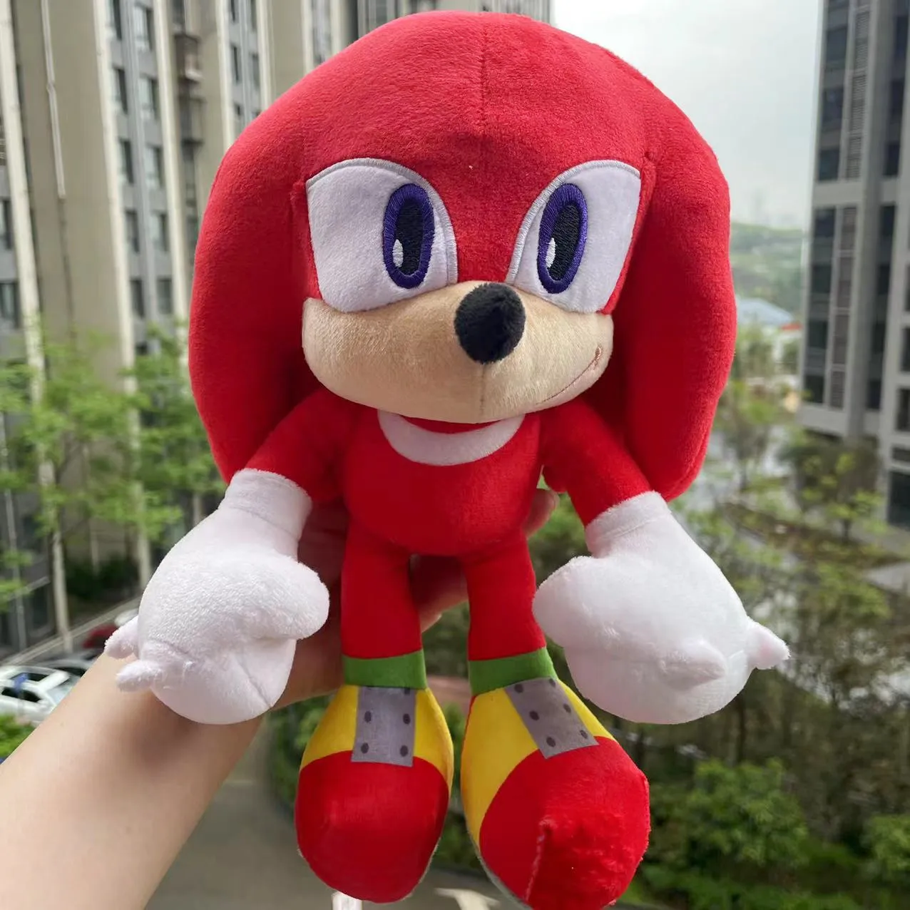 

30cm Game Anime Knuckles the Echidna Plush Toys Cute Red Echidna Stuffed Plush Doll Cartoon Toys Kids Gifts