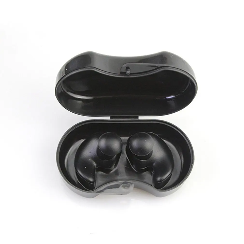 

High Grade PP Box Adult Silicone Spiral Earplugs Swimming Training Supplies With 3D Modeling Lightweight Spiral Earplugs