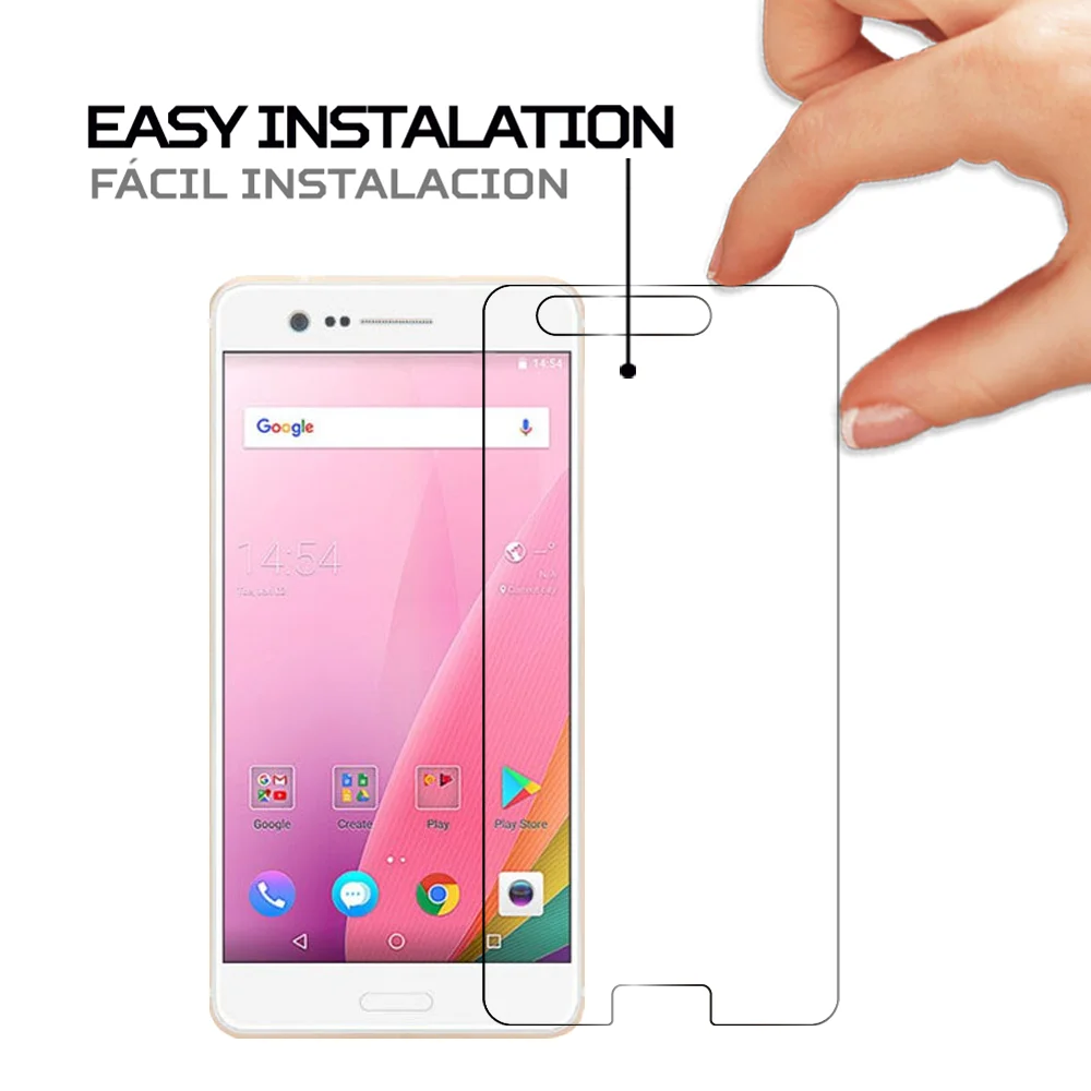 Защитная пленка для экрана с защитой от ударов и царапин совместима Sharp Z3 |