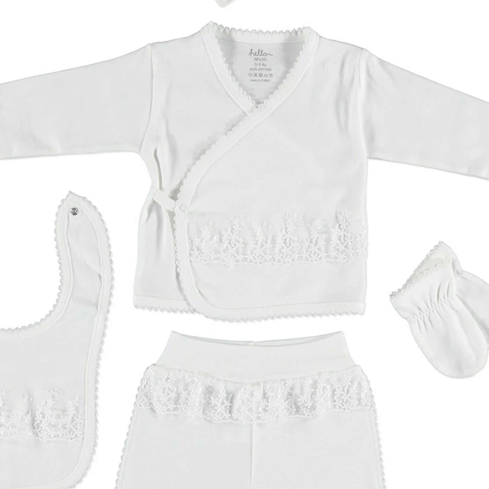 Ebebek HelloBaby/Больничная упаковка для новорожденных 5 шт. (Одежда девочек комплект