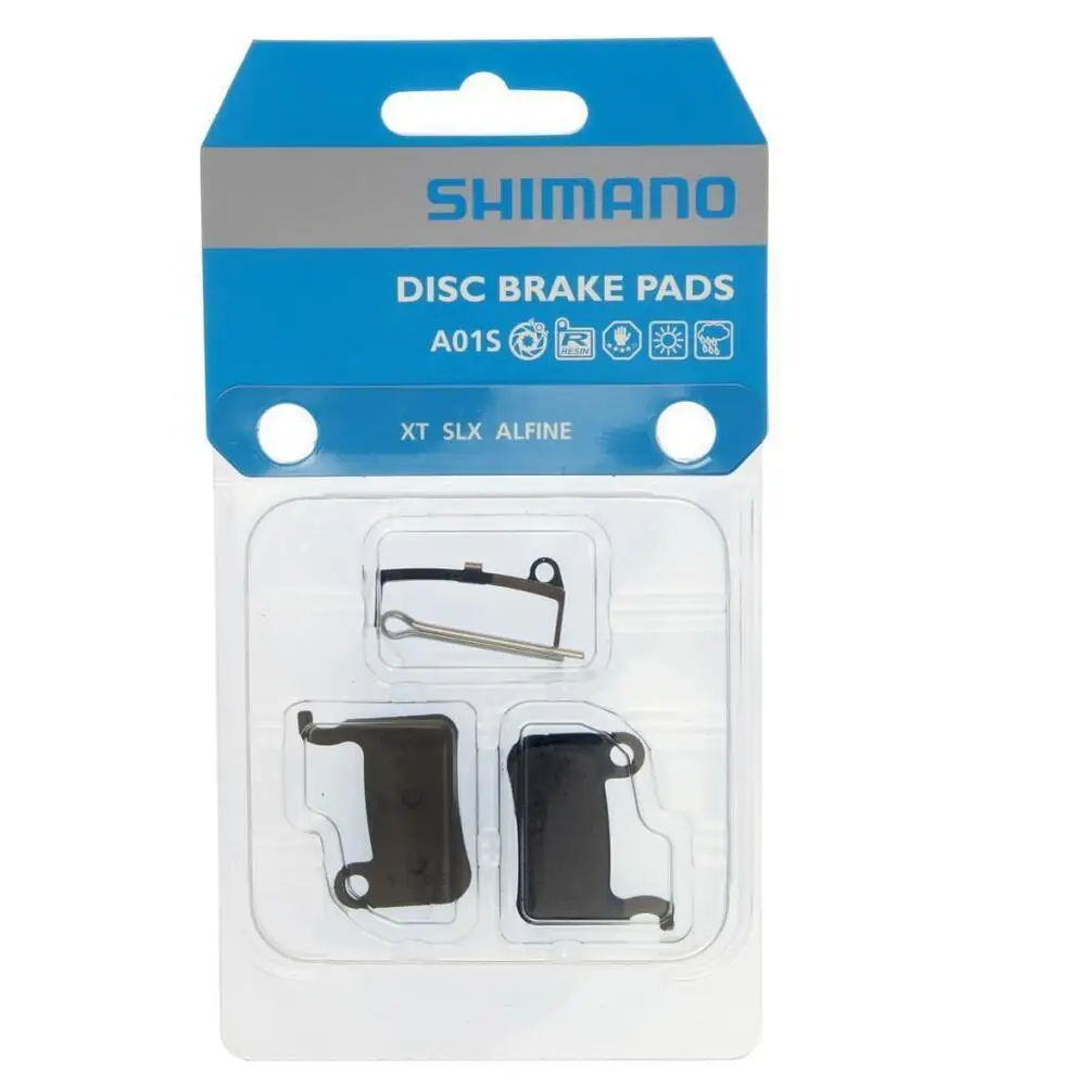 

Shimano A01S полимерная тормозная колодка, совместимая с широким ассортиментом дисковых тормозов Shimano в XTR от SLX, до XT Deore