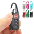 Портативный мини-замок из сплава для багажа, на молнии, рюкзак, кодовый замок, Комбинированный Замок для багажа, чемодана, багажа, тренажерного зала